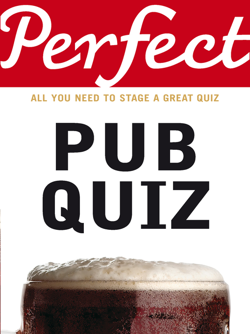 Title details for Perfect Pub Quiz by David Pickering - Available